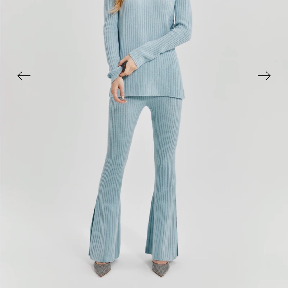 Something Navy Ribbed Flare